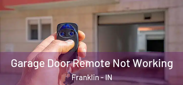  Garage Door Remote Not Working Franklin - IN